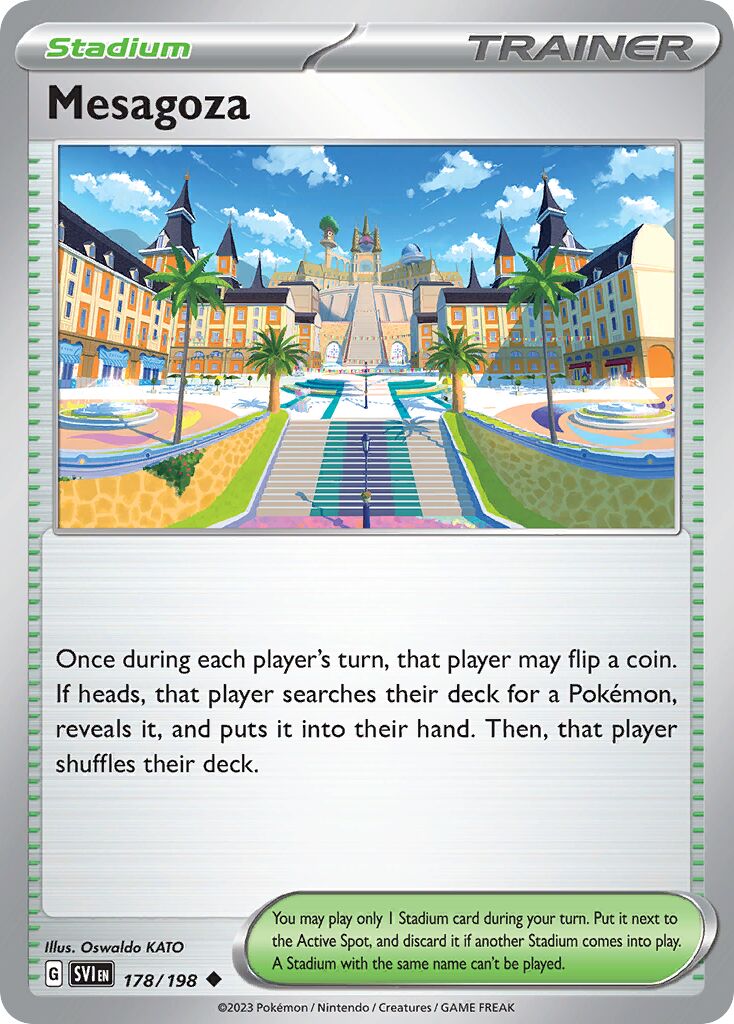 Mesagoza 178/258 — Scarlet & Violet (English Pokémon TCG card)