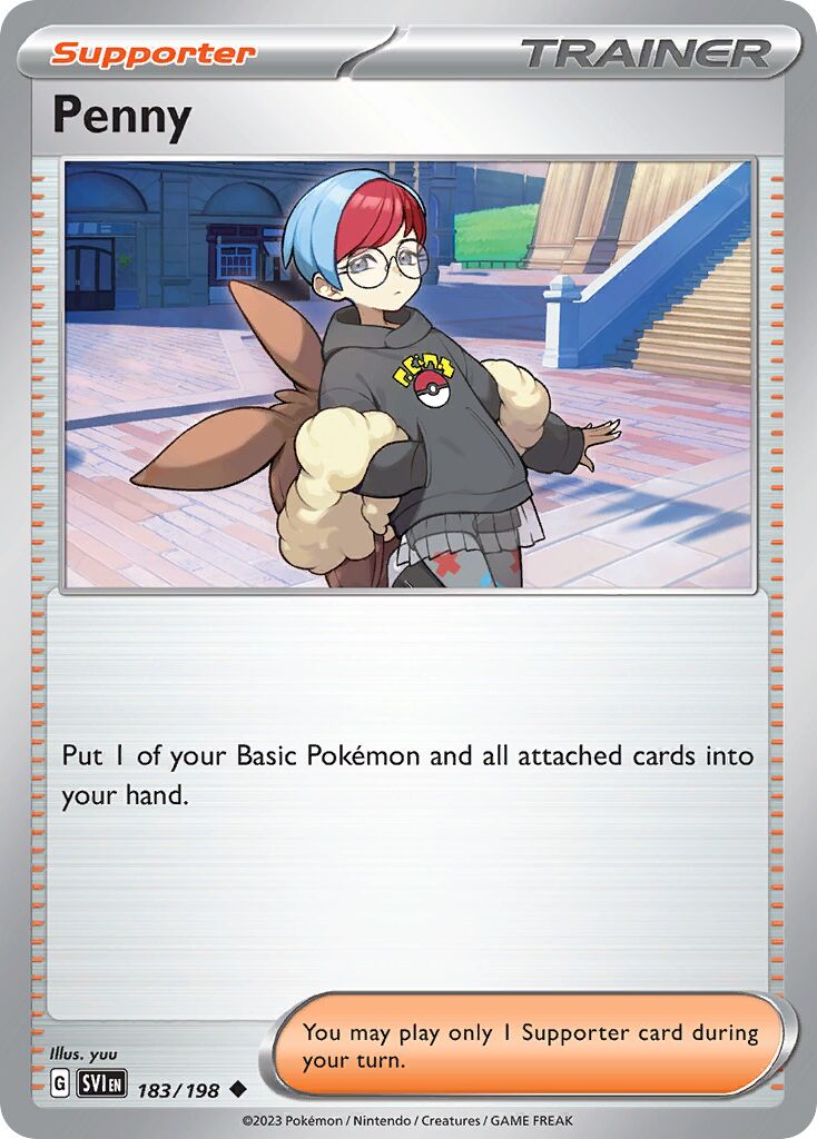 Penny 183/258 — Scarlet & Violet (English Pokémon TCG card)