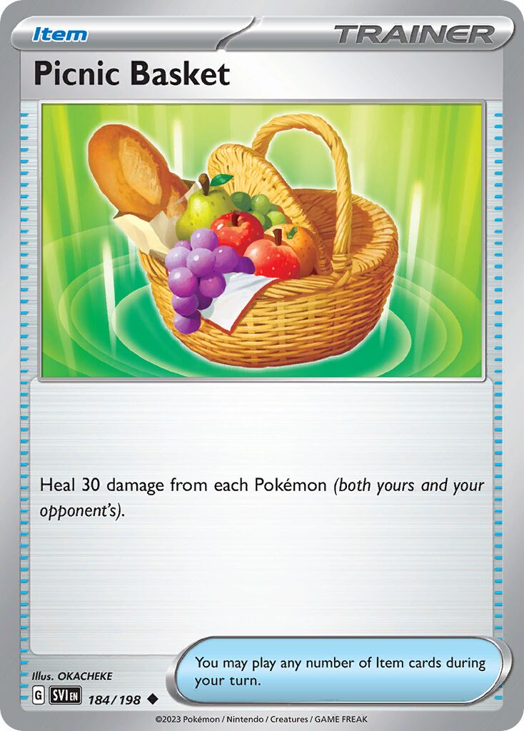 Picnic Basket 184/258 — Scarlet & Violet (English Pokémon TCG card)