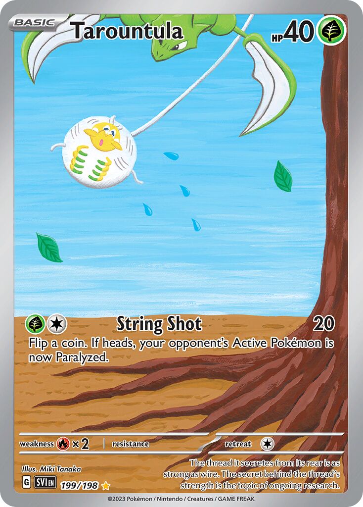 Tarountula 199/258 — Scarlet & Violet (English Pokémon TCG card)