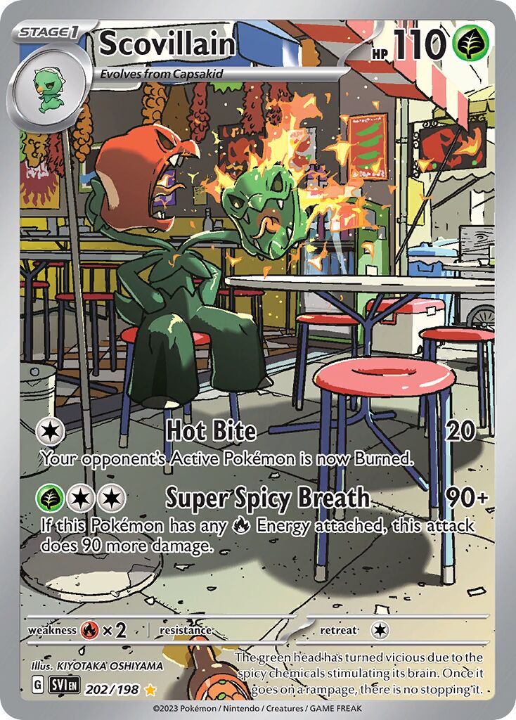 Scovillain 202/258 — Scarlet & Violet (English Pokémon TCG card)