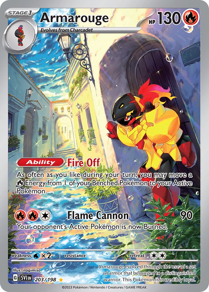 Armarouge 203/258 — Scarlet & Violet (English Pokémon TCG card)