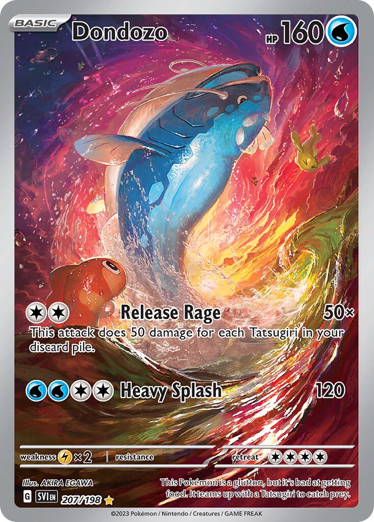 Dondozo 207/258 — Scarlet & Violet (English Pokémon TCG card)