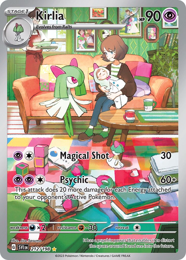 Kirlia 212/258 — Scarlet & Violet (English Pokémon TCG card)