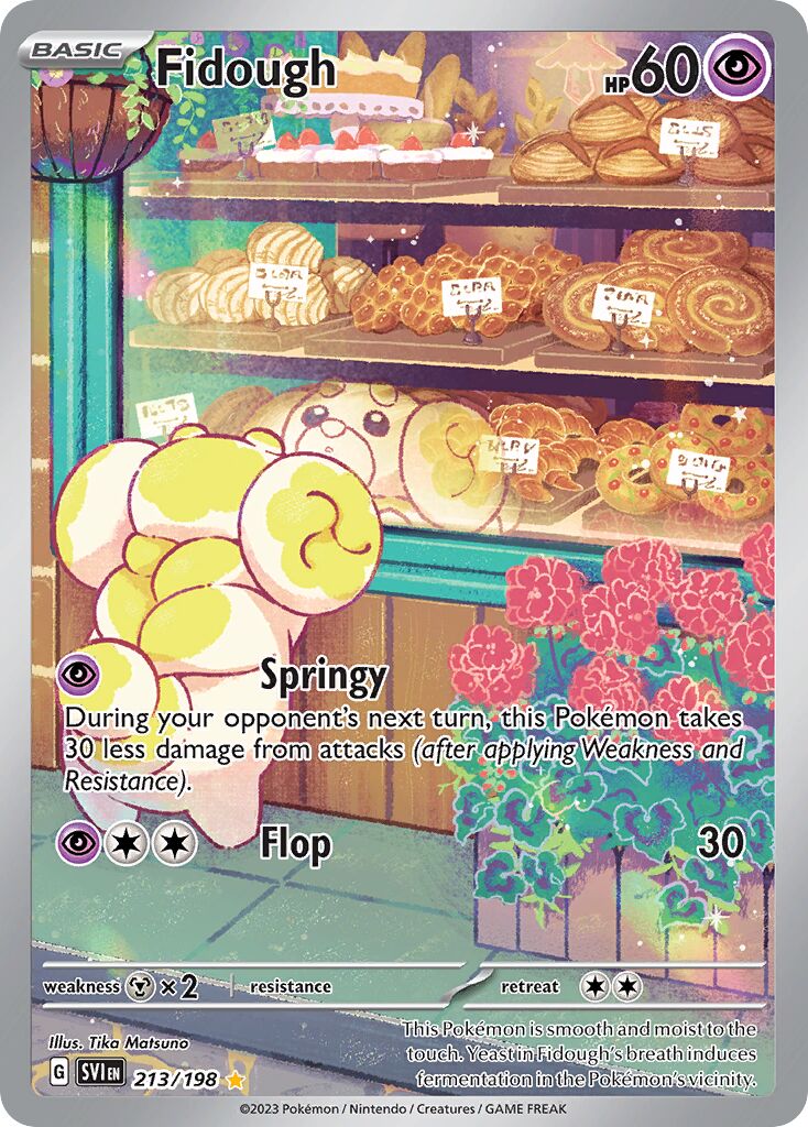 Fidough 213/258 — Scarlet & Violet (English Pokémon TCG card)