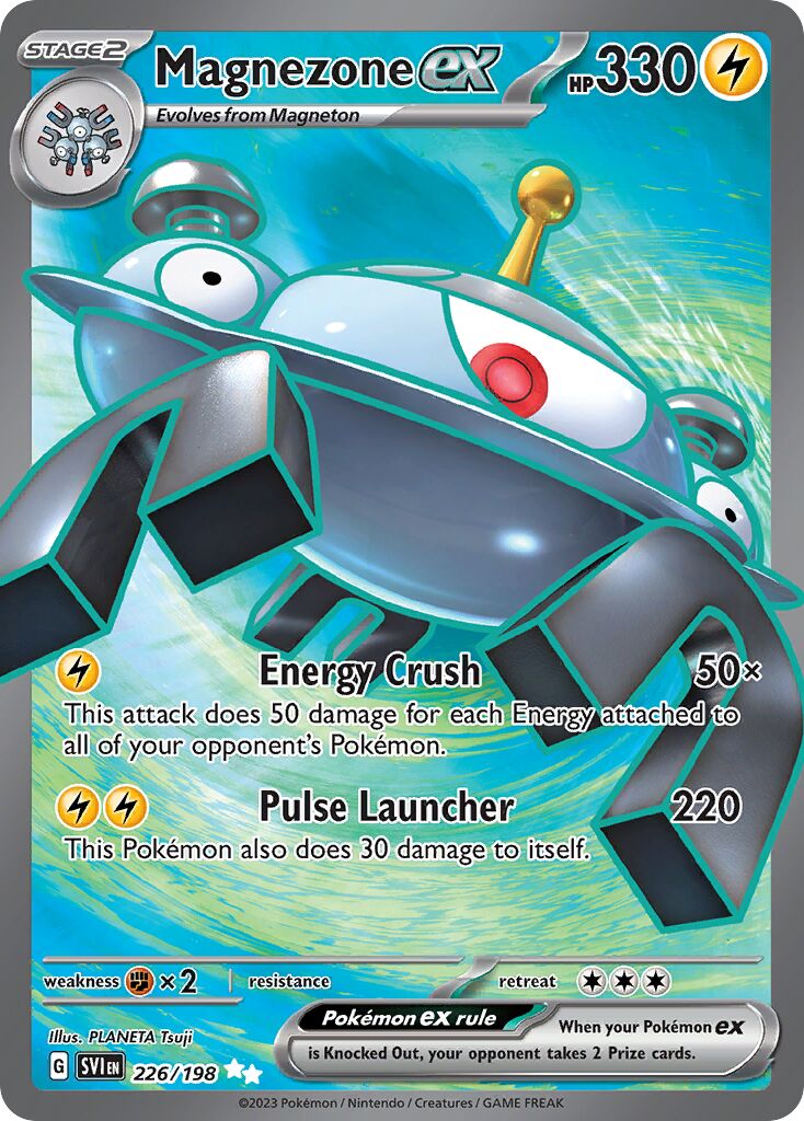 Magnezone ex 226/258 — Scarlet & Violet (English Pokémon TCG card)