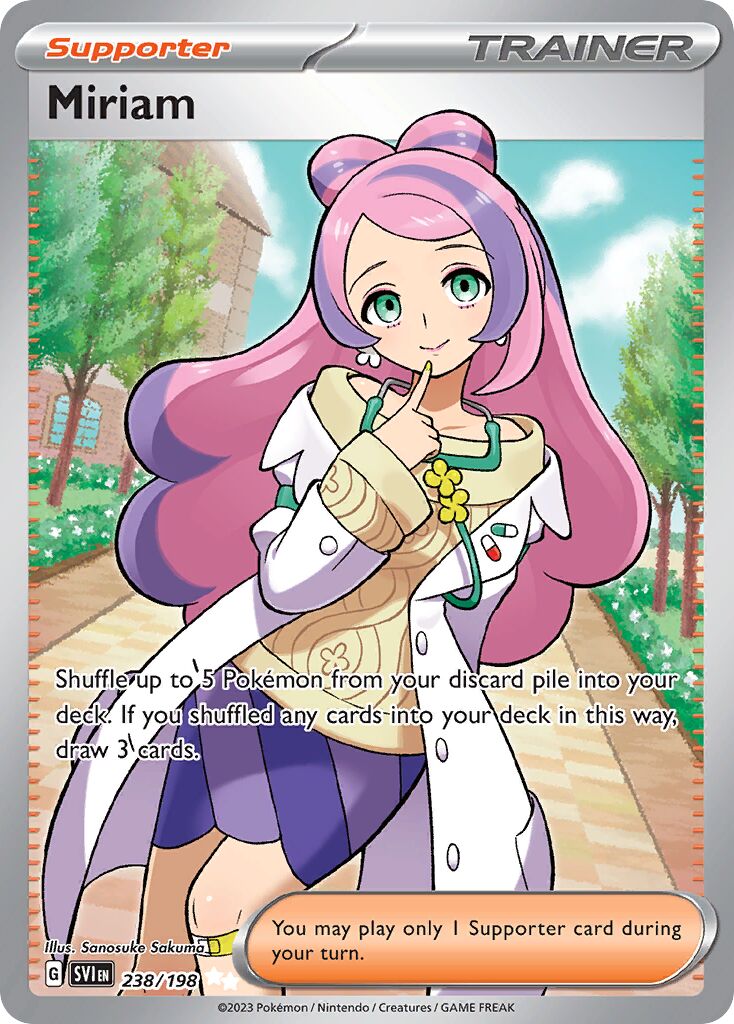 Miriam 238/258 — Scarlet & Violet (English Pokémon TCG card)