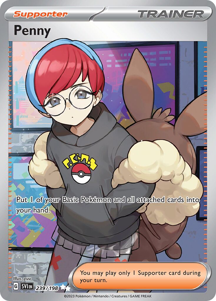 Penny 239/258 — Scarlet & Violet (English Pokémon TCG card)