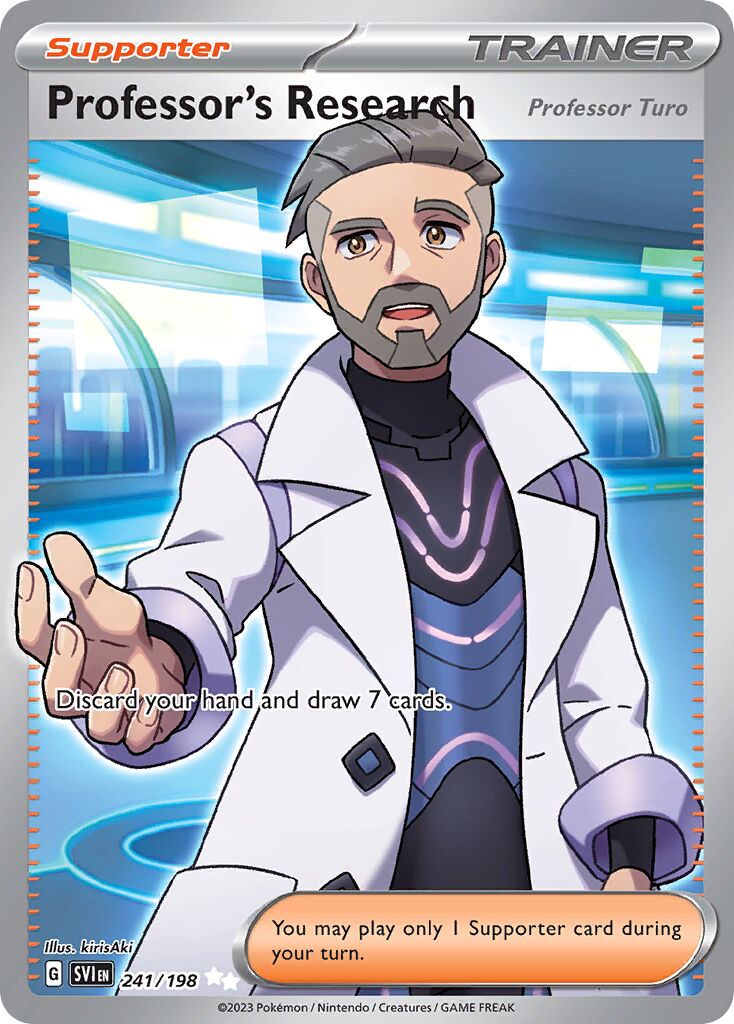 Professor's Research 241/258 — Scarlet & Violet (English Pokémon TCG card)