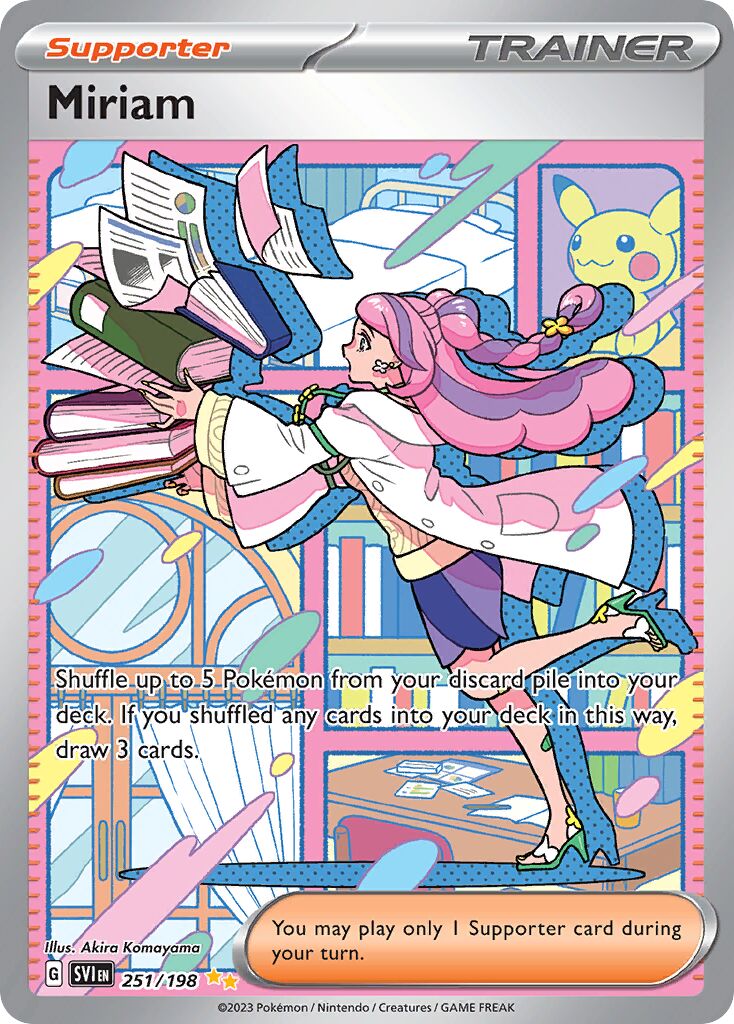 Miriam 251/258 — Scarlet & Violet (English Pokémon TCG card)