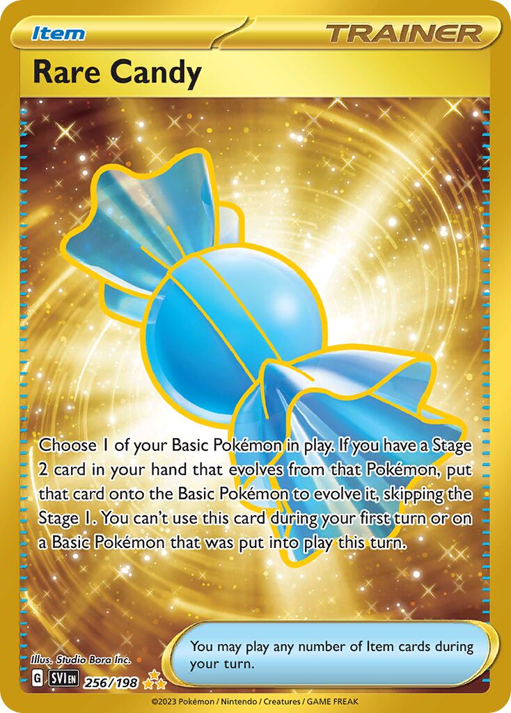 Rare Candy 256/258 — Scarlet & Violet (English Pokémon TCG card)