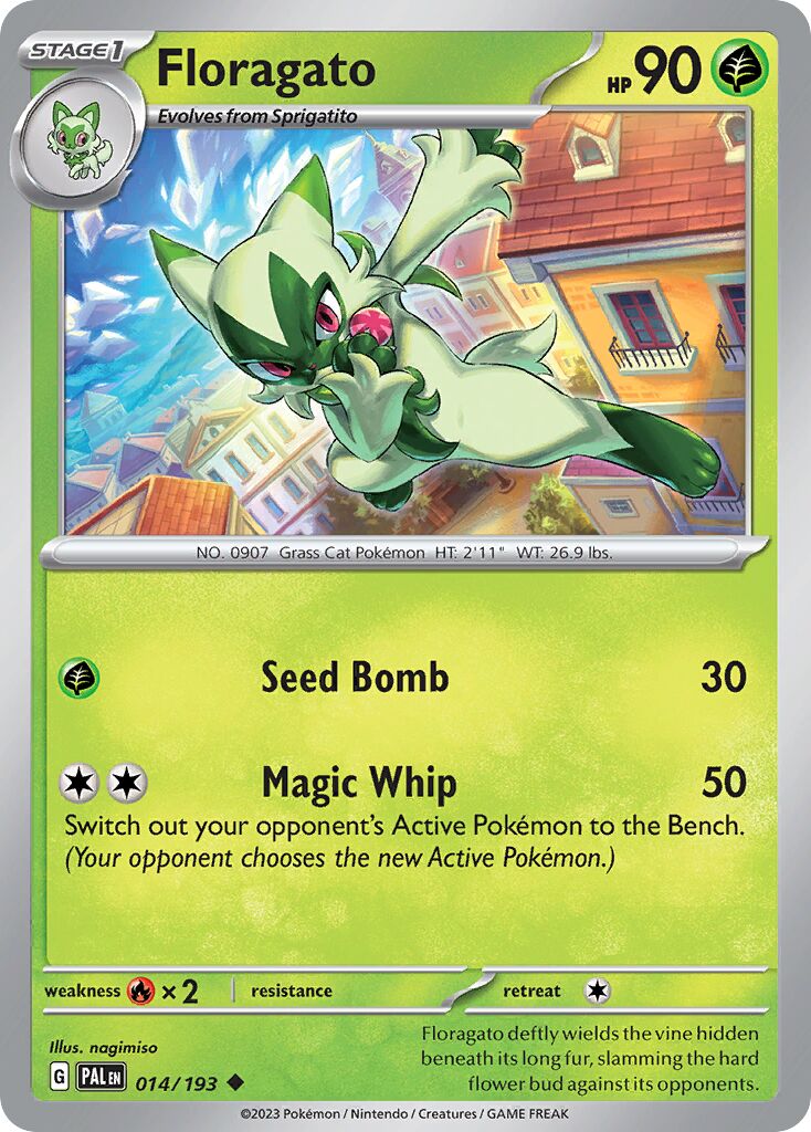 Floragato 014/279 — Paldea Evolved (English Pokémon TCG card)