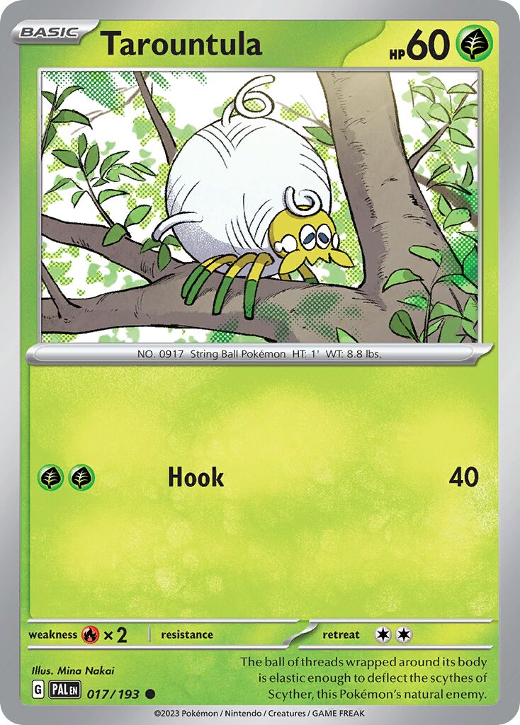 Tarountula 017/279 — Paldea Evolved (English Pokémon TCG card)