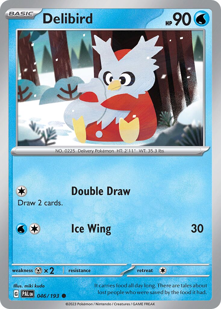 Delibird 046/279 — Paldea Evolved (English Pokémon TCG card)