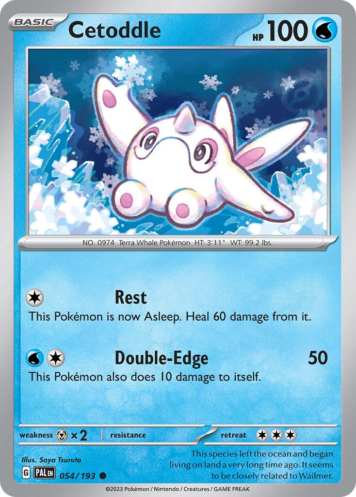Cetoddle 054/279 — Paldea Evolved (English Pokémon TCG card)