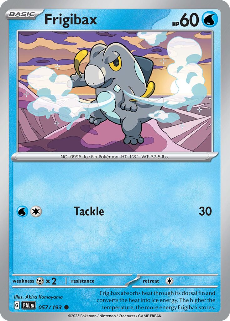 Frigibax 057/279 — Paldea Evolved (English Pokémon TCG card)
