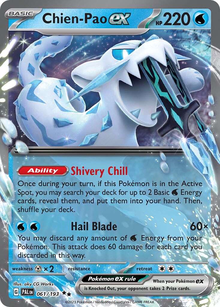 Chien-Pao ex 061/279 — Paldea Evolved (English Pokémon TCG card)