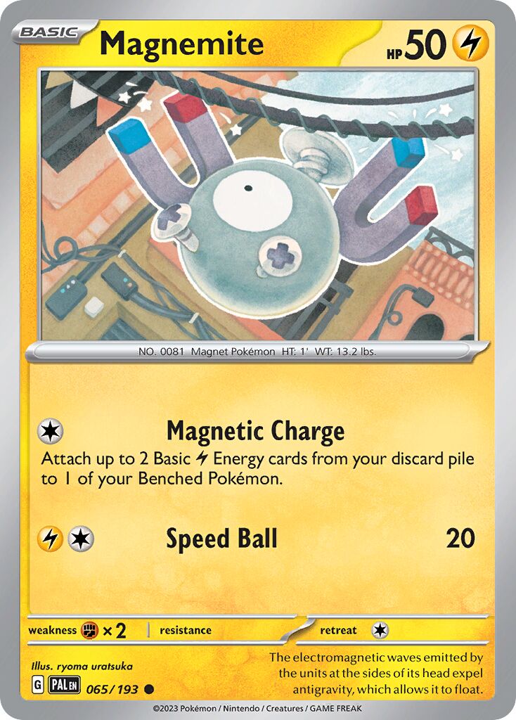 Magnemite 065/279 — Paldea Evolved (English Pokémon TCG card)