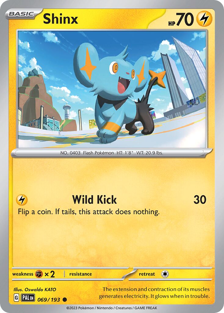 Shinx 069/279 — Paldea Evolved (English Pokémon TCG card)