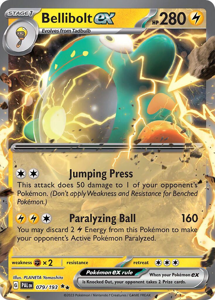 Bellibolt ex 079/279 — Paldea Evolved (English Pokémon TCG card)
