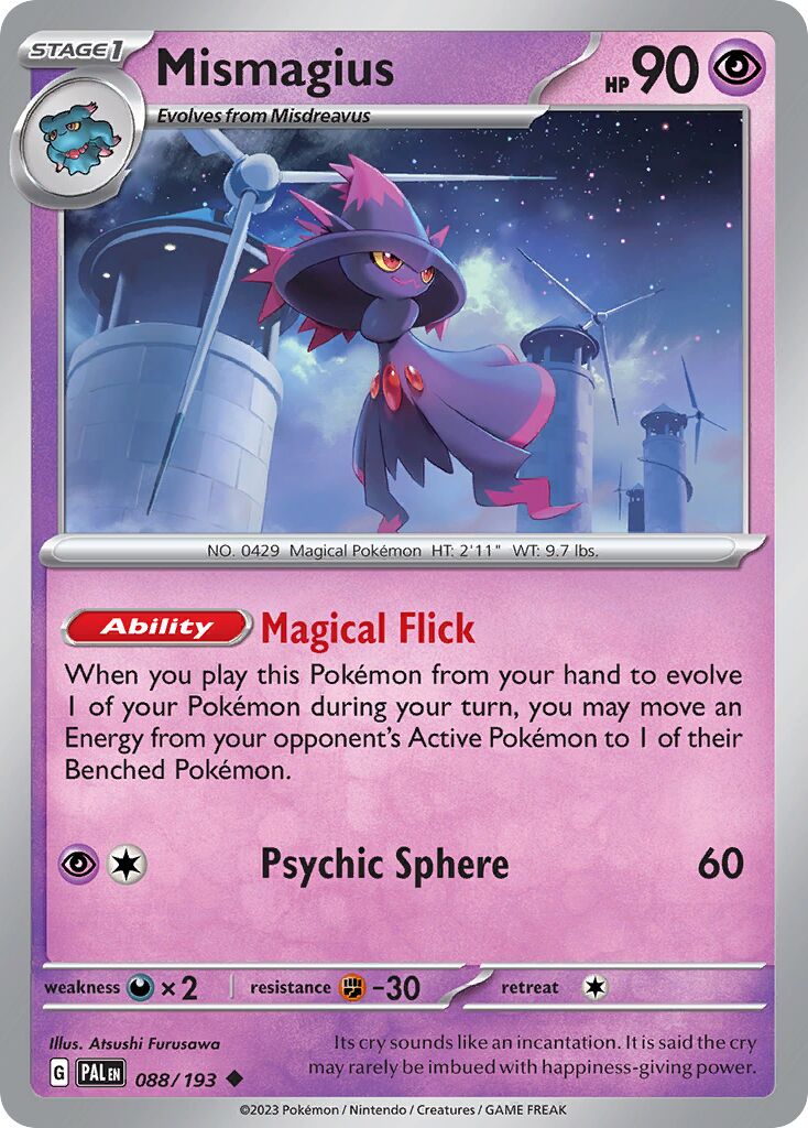 Mismagius 088/279 — Paldea Evolved (English Pokémon TCG card)