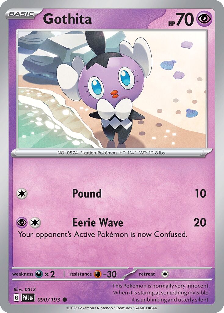 Gothita 090/279 — Paldea Evolved (English Pokémon TCG card)