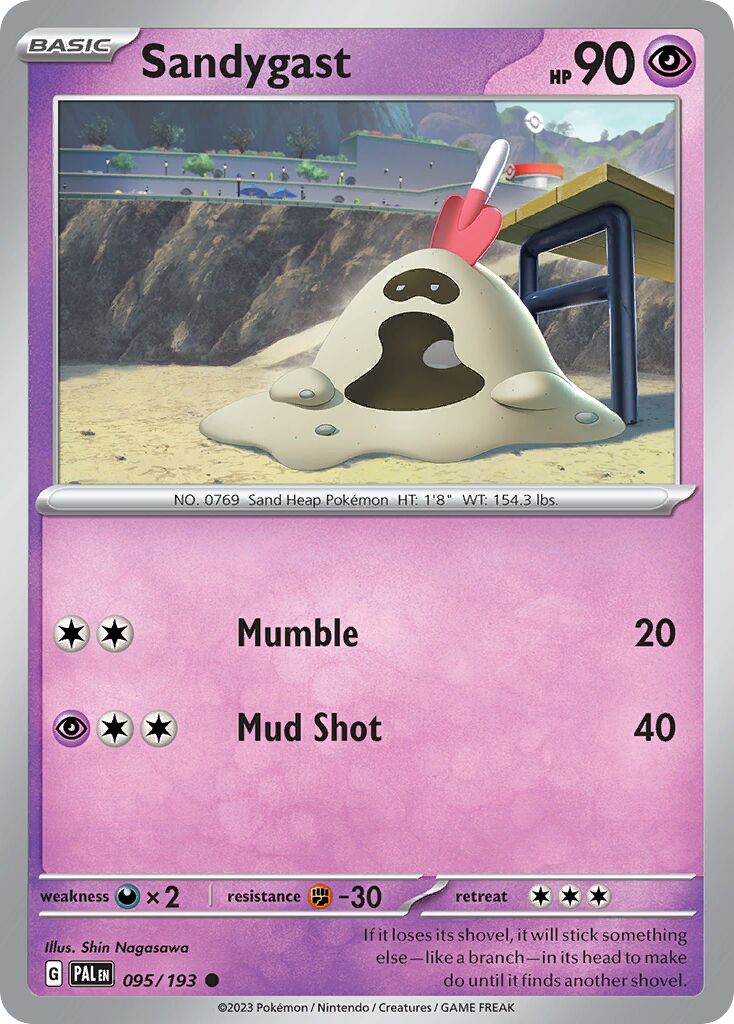Sandygast 095/279 — Paldea Evolved (English Pokémon TCG card)