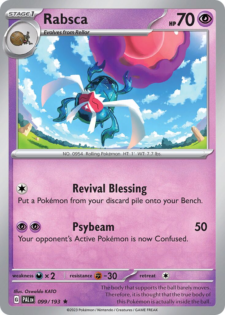 Rabsca 099/279 — Paldea Evolved (English Pokémon TCG card)