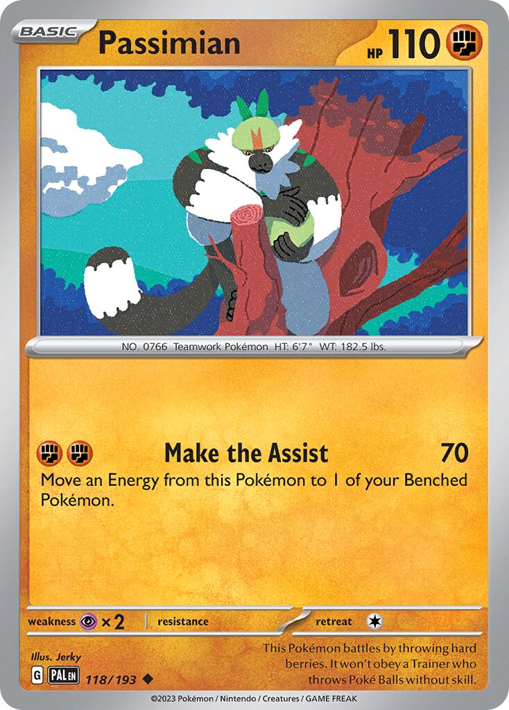 Passimian 118/279 — Paldea Evolved (English Pokémon TCG card)