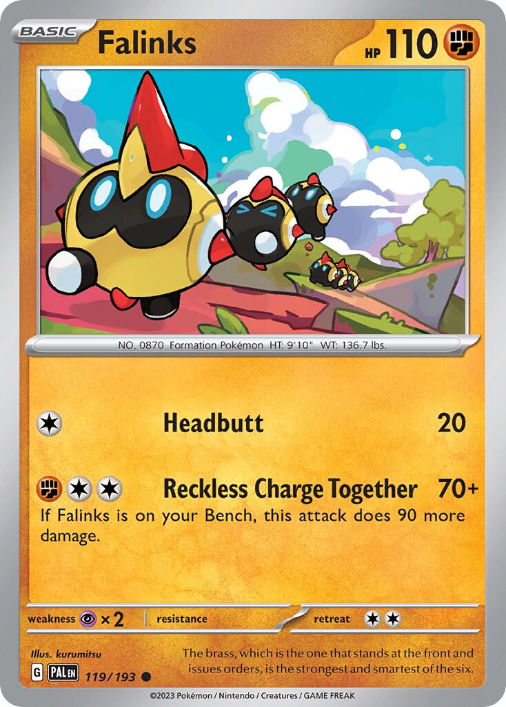 Falinks 119/279 — Paldea Evolved (English Pokémon TCG card)