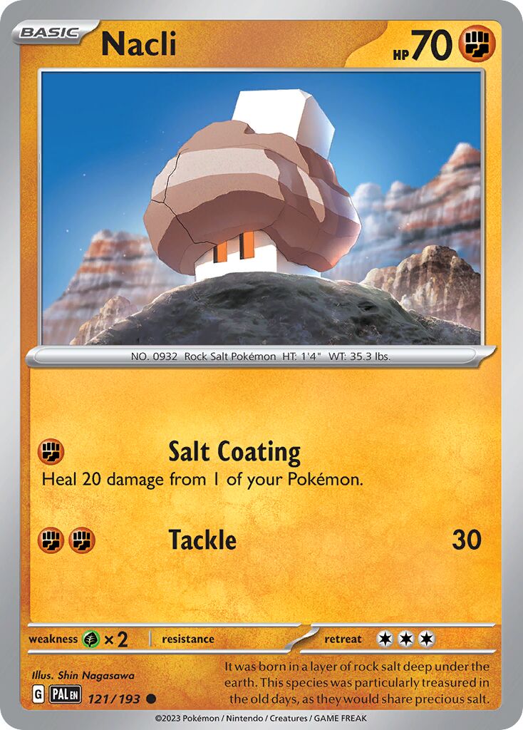 Nacli 121/279 — Paldea Evolved (English Pokémon TCG card)