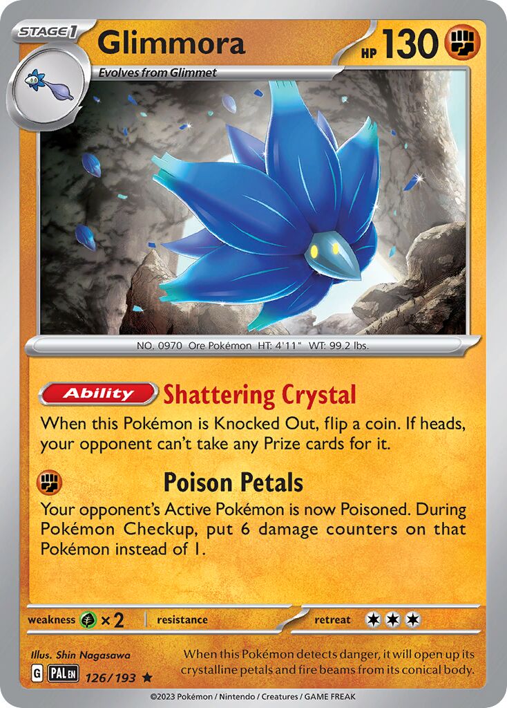 Glimmora 126/279 — Paldea Evolved (English Pokémon TCG card)
