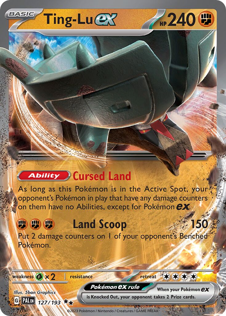 Ting-Lu ex 127/279 — Paldea Evolved (English Pokémon TCG card)