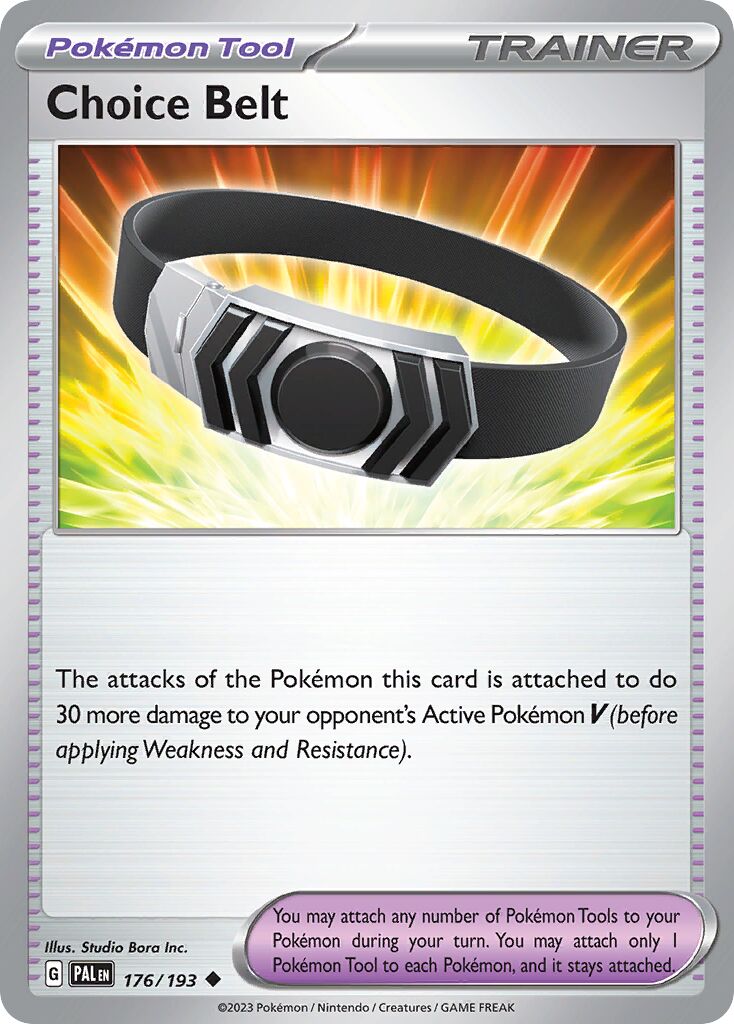 Choice Belt 176/279 — Paldea Evolved (English Pokémon TCG card)