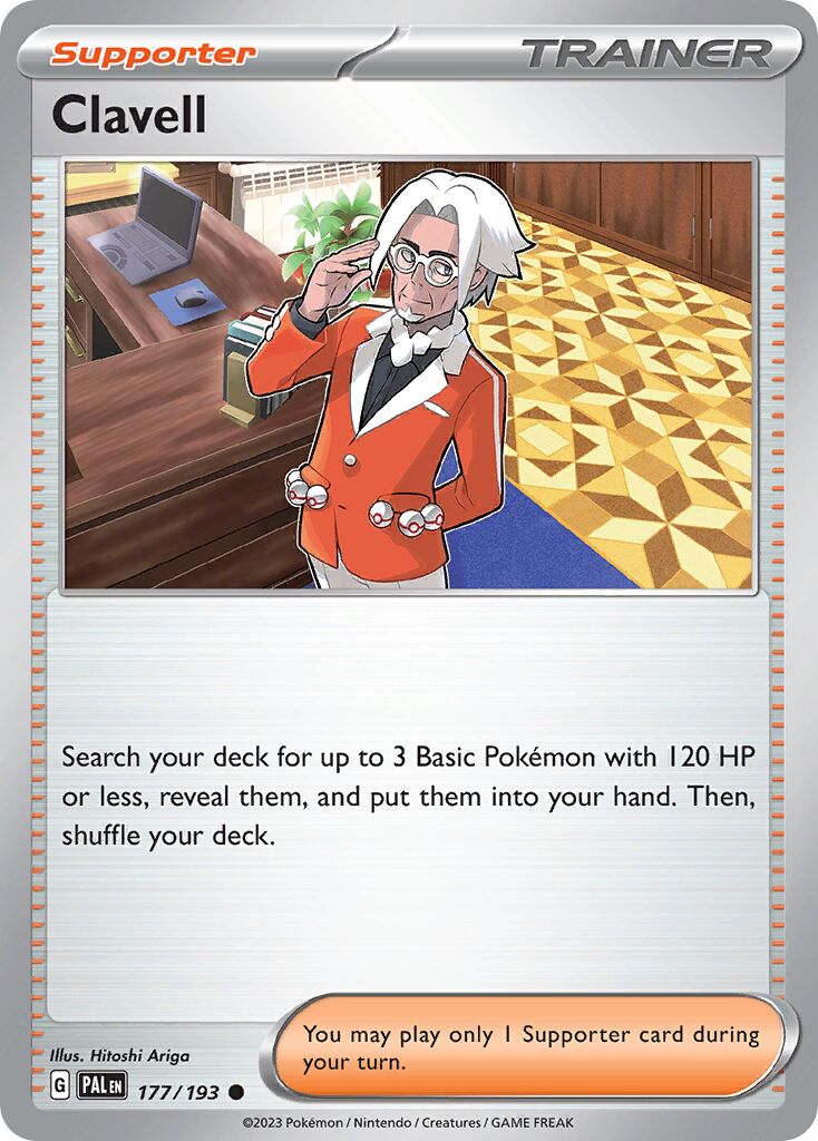 Clavell 177/279 — Paldea Evolved (English Pokémon TCG card)