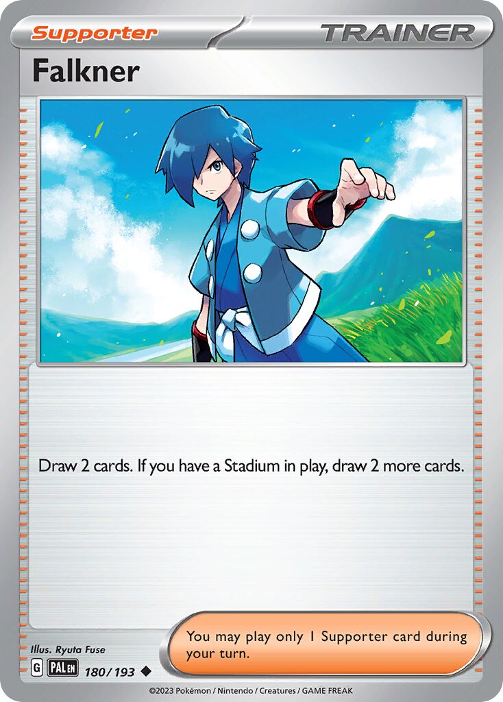 Falkner 180/279 — Paldea Evolved (English Pokémon TCG card)