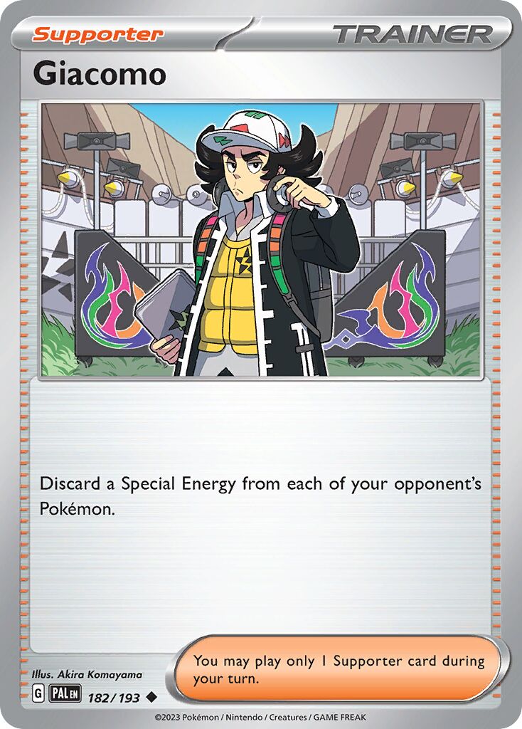 Giacomo 182/279 — Paldea Evolved (English Pokémon TCG card)