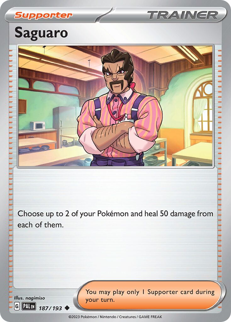 Saguaro 187/279 — Paldea Evolved (English Pokémon TCG card)