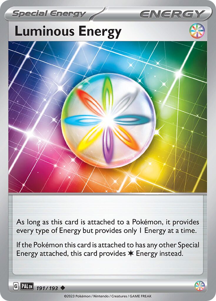 Luminous Energy 191/279 — Paldea Evolved (English Pokémon TCG card)