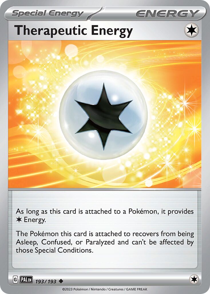 Therapeutic Energy 193/279 — Paldea Evolved (English Pokémon TCG card)