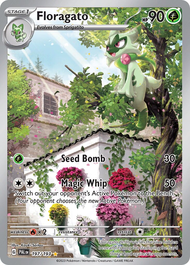 Floragato 197/279 — Paldea Evolved (English Pokémon TCG card)