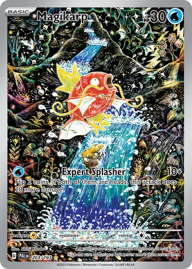 Magikarp 203/279 — Paldea Evolved (English Pokémon TCG card)
