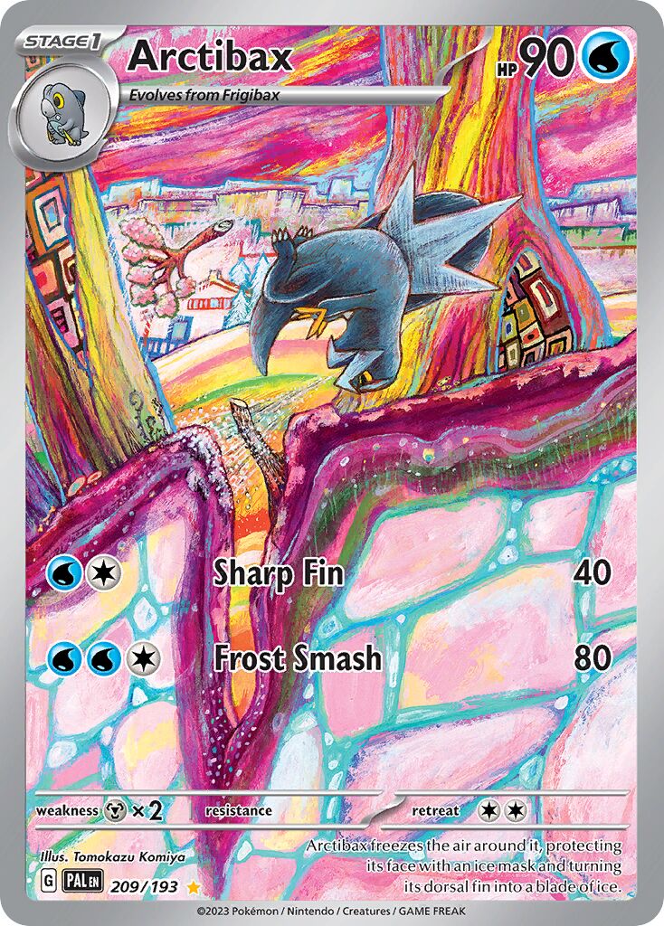 Arctibax 209/279 — Paldea Evolved (English Pokémon TCG card)