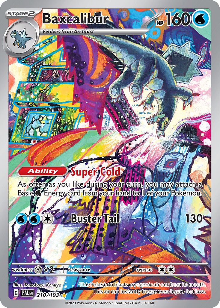Baxcalibur 210/279 — Paldea Evolved (English Pokémon TCG card)