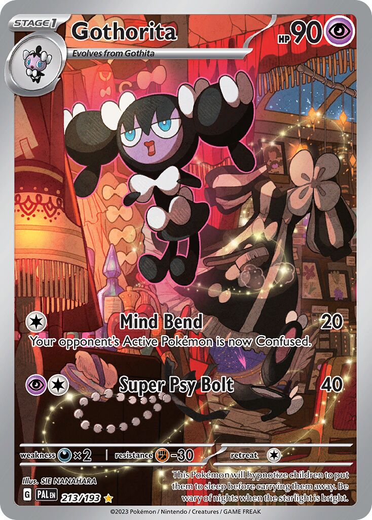 Gothorita 213/279 — Paldea Evolved (English Pokémon TCG card)