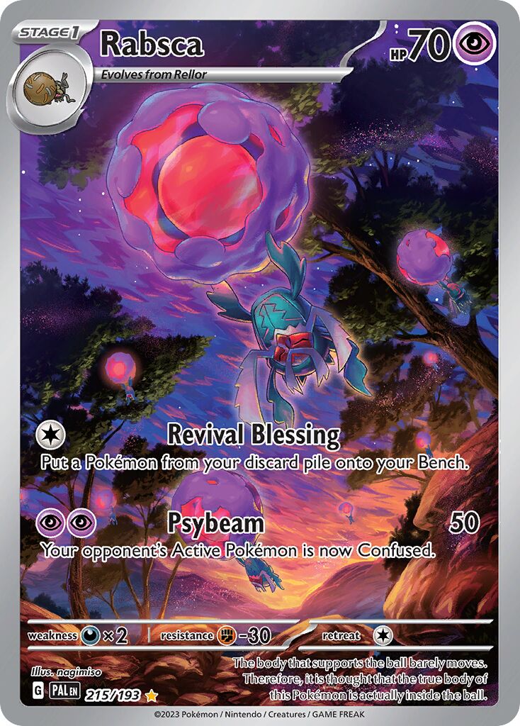 Rabsca 215/279 — Paldea Evolved (English Pokémon TCG card)