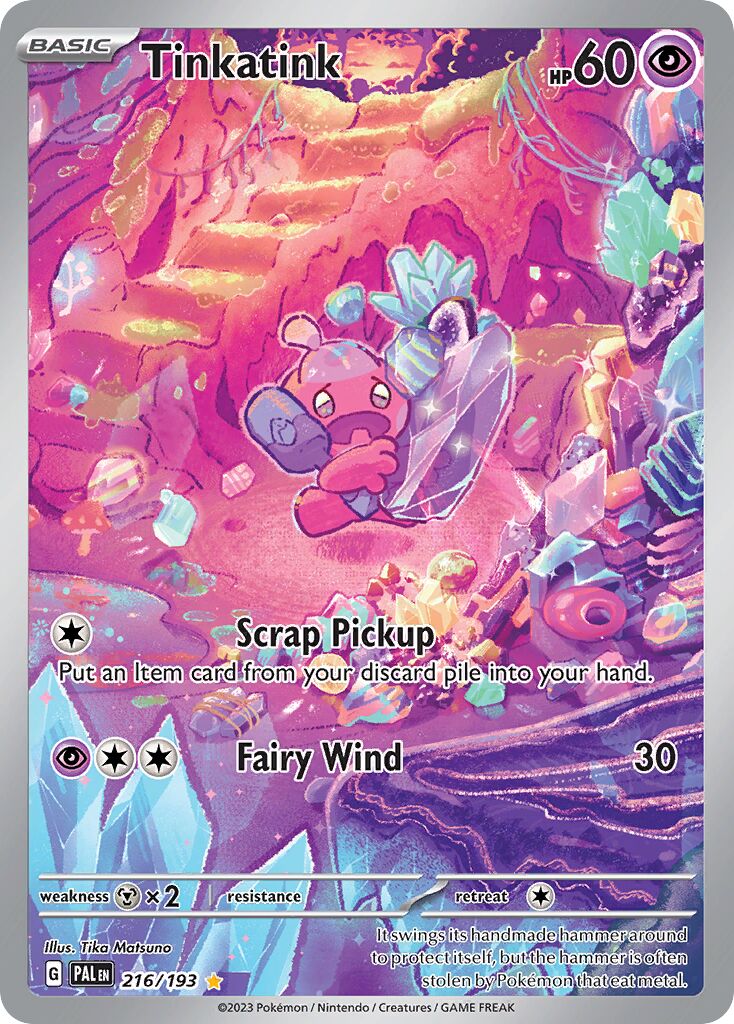 Tinkatink 216/279 — Paldea Evolved (English Pokémon TCG card)