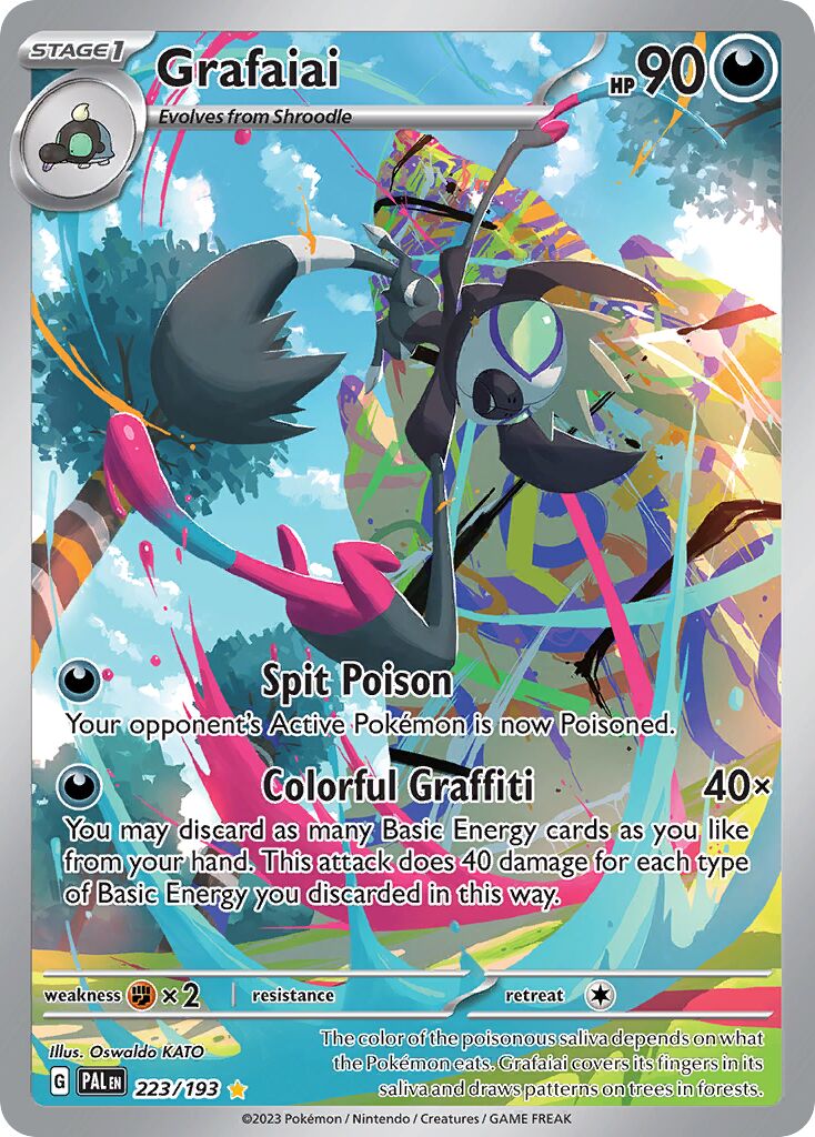 Grafaiai 223/279 — Paldea Evolved (English Pokémon TCG card)