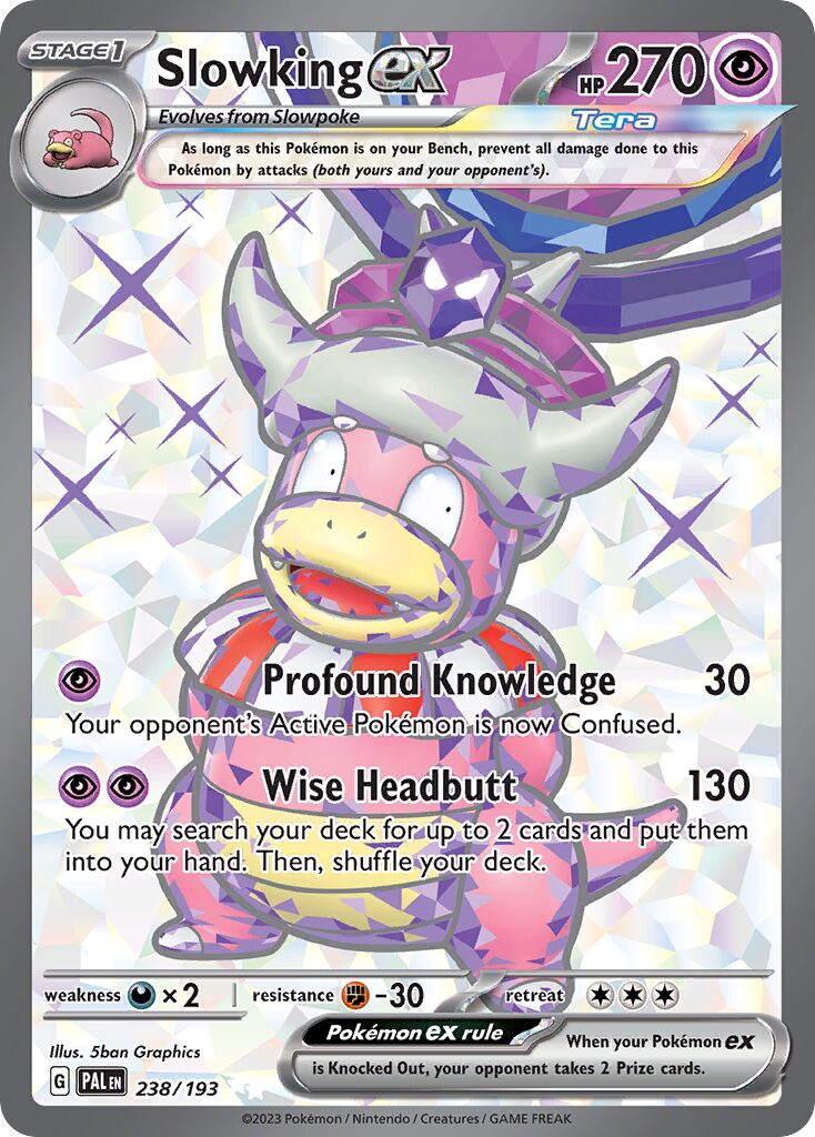 Slowking ex 238/279 — Paldea Evolved (English Pokémon TCG card)
