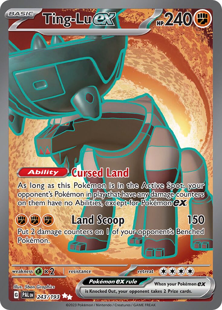 Ting-Lu ex 243/279 — Paldea Evolved (English Pokémon TCG card)